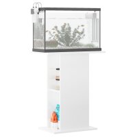 vidaXL Aquariumst&auml;nder Hochglanz-Wei&szlig; 60,5x36x72,5 cm Holzwerkstoff