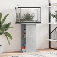 vidaXL Aquariumständer Betongrau 60,5x36x72,5 cm...