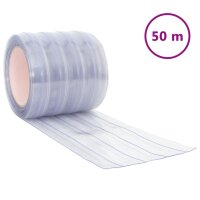 vidaXL Türvorhang Transparent 200x1,6 mm 50 m PVC