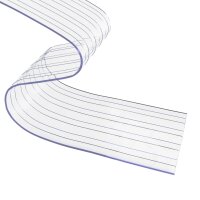 vidaXL T&uuml;rvorhang Transparent 300x2,6 mm 10 m PVC