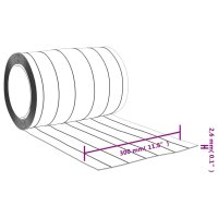 vidaXL T&uuml;rvorhang Transparent 300x2,6 mm 10 m PVC