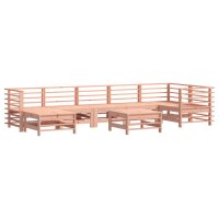 vidaXL 8-tlg. Garten-Lounge-Set mit Kissen Massivholz Douglasie