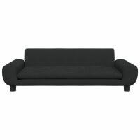 vidaXL Kindersofa Schwarz 100x54x33 cm Samt