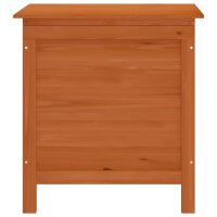 vidaXL Gartentruhe Braun 50x49x56,5 cm Massivholz Tanne