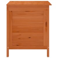 vidaXL Gartentruhe Braun 50x49x56,5 cm Massivholz Tanne