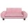 vidaXL Kindersofa Rosa 70x45x33 cm Samt