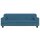 vidaXL Kindersofa Blau 90x53x30 cm Samt