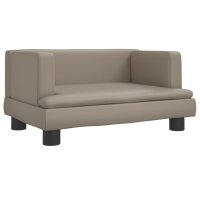 vidaXL Kindersofa Cappuccino-Braun 60x40x30 cm Kunstleder