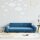 vidaXL Kindersofa Blau 100x54x33 cm Samt