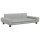 vidaXL Kindersofa Hellgrau 100x54x33 cm Samt