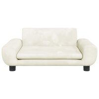 vidaXL Kindersofa Creme 70x45x33 cm Samt