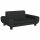 vidaXL Kindersofa Schwarz 70x45x33 cm Samt