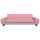 vidaXL Kindersofa Rosa 100x54x33 cm Samt