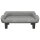 vidaXL Kindersofa Hellgrau 70x40x24 cm Samt