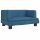 vidaXL Kindersofa Blau 60x40x30 cm Samt