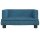 vidaXL Kindersofa Blau 60x40x30 cm Samt