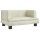 vidaXL Kindersofa Creme 60x40x30 cm Samt