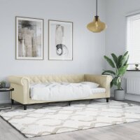 vidaXL Tagesbett Creme 80x200 cm Kunstleder