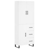 vidaXL Highboard Wei&szlig; 69,5x34x180 cm Holzwerkstoff