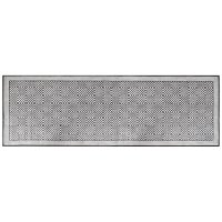vidaXL Outdoor-Teppich Grau und Weiß 80x250 cm Beidseitig Nutzbar