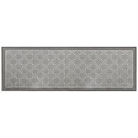 vidaXL Outdoor-Teppich Grau und Weiß 80x250 cm Beidseitig Nutzbar