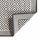 vidaXL Outdoor-Teppich Grau und Weiß 80x150 cm Beidseitig Nutzbar