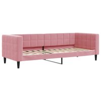 vidaXL Tagesbett mit Matratze Rosa 80x200 cm Samt