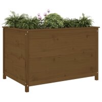 vidaXL Hochbeet Honigbraun 119,5x82,5x78 cm Massivholz Kiefer