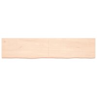 vidaXL Waschtischplatte 180x40x6 cm Massivholz Unbehandelt