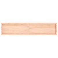 vidaXL Waschtischplatte 180x40x6 cm Massivholz Unbehandelt