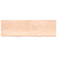 vidaXL Waschtischplatte 200x60x4 cm Massivholz Unbehandelt