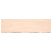 vidaXL Waschtischplatte 180x50x6 cm Massivholz Unbehandelt