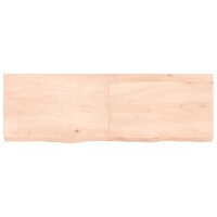 vidaXL Waschtischplatte 120x40x6 cm Massivholz Unbehandelt