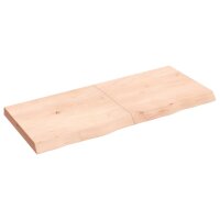 vidaXL Waschtischplatte 120x50x6 cm Massivholz Unbehandelt