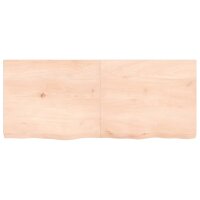 vidaXL Waschtischplatte 120x50x6 cm Massivholz Unbehandelt