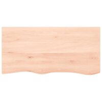 vidaXL Waschtischplatte 100x50x6 cm Massivholz Unbehandelt