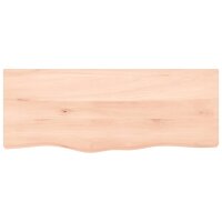 vidaXL Waschtischplatte 100x40x6 cm Massivholz Unbehandelt