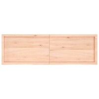 vidaXL Waschtischplatte 160x50x4 cm Massivholz Unbehandelt