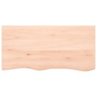 vidaXL Waschtischplatte 100x50x4 cm Massivholz Unbehandelt