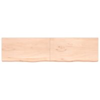 vidaXL Waschtischplatte 200x50x6 cm Massivholz Unbehandelt