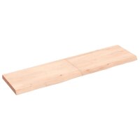 vidaXL Waschtischplatte 120x30x4 cm Massivholz Unbehandelt