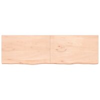 vidaXL Waschtischplatte 200x60x6 cm Massivholz Unbehandelt