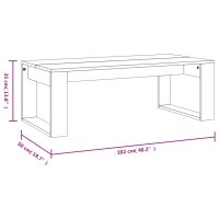 vidaXL Couchtisch Sonoma-Eiche 102x50x35 cm Holzwerkstoff