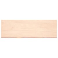 vidaXL Tischplatte 180x60x6 cm Massivholz Eiche Unbehandelt