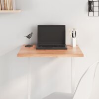 vidaXL Tischplatte Hellbraun 60x50x2 cm Massivholz Eiche...