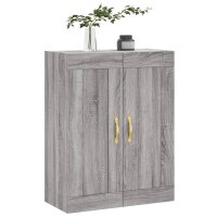 vidaXL Wandschrank Grau Sonoma 69,5x34x90 cm Holzwerkstoff