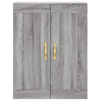 vidaXL Wandschrank Grau Sonoma 69,5x34x90 cm Holzwerkstoff