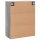 vidaXL Wandschrank Grau Sonoma 69,5x34x90 cm Holzwerkstoff