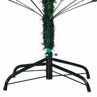 vidaXL Künstlicher Weihnachtsbaum mit LEDs & Kugeln Grün 240 cm