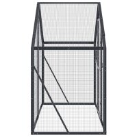 vidaXL Voliere Anthrazit 179x100x185 cm Aluminium
